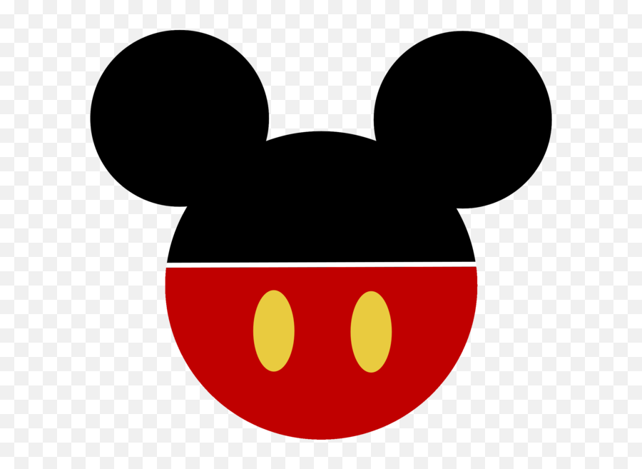 Mickey Clipart Silhouette - Disney Mickey Mouse Head Png,Mickey Silhouette Png
