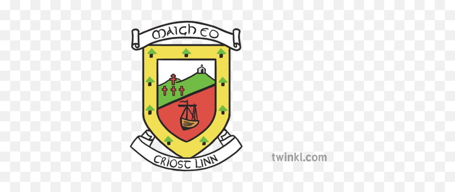 Mayo Gaa Crest Illustration - Twinkl Mayo Gaa Logo Png,Mayo Png