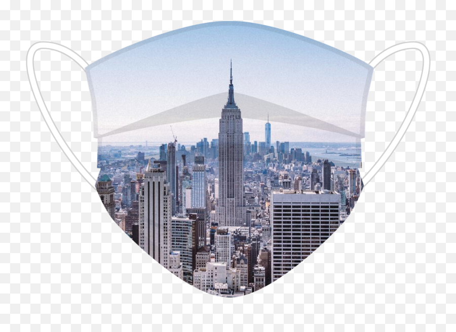 Nyc Skyline Face Cover - Empire State Building Png,Nyc Skyline Png