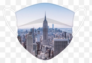 Nyc Skyline Face Cover - Empire State Building png