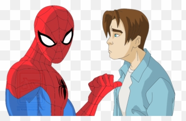 Download Ultimate Spiderman Cartoon Characters - Peter The Man png