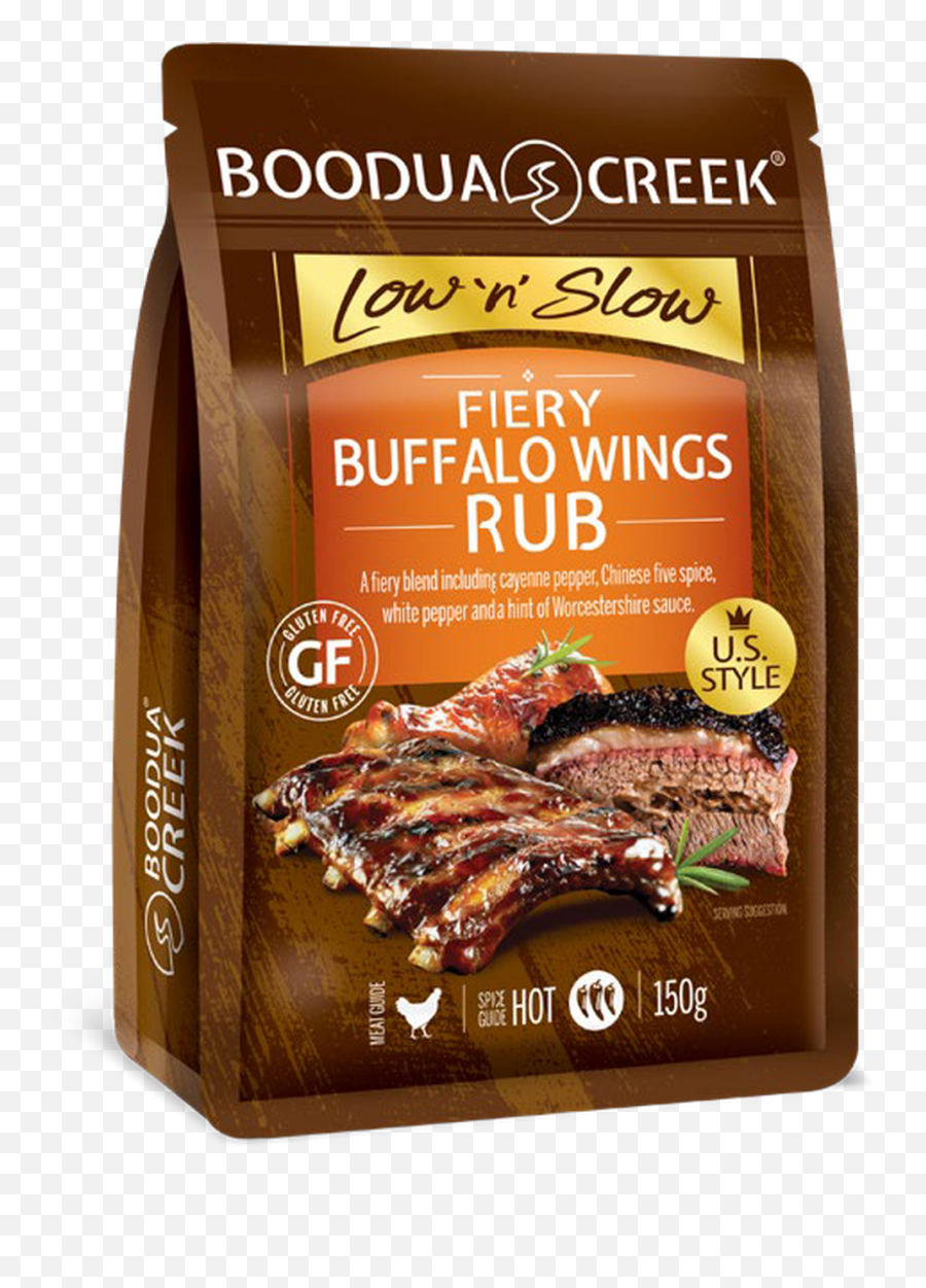 Boodua Creek Fiery Buffalo Wings Bbq Rub 10 X 150g Packets In Point Of Sale Display Box Png Brisket