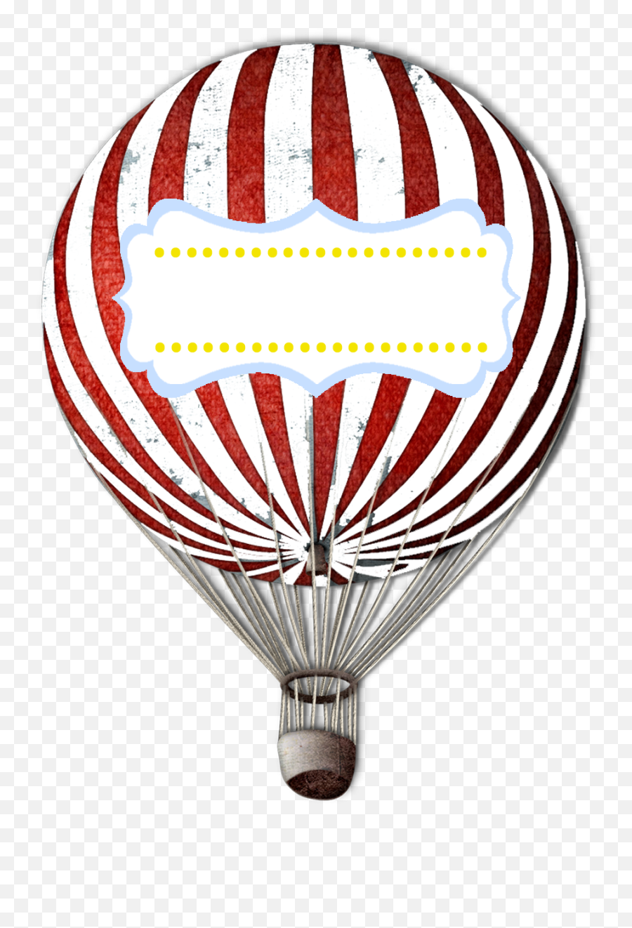 Landscape Clipart Hot Air Balloon - Printable Vintage Hot Air Balloon Png,Hot Air Balloon Transparent