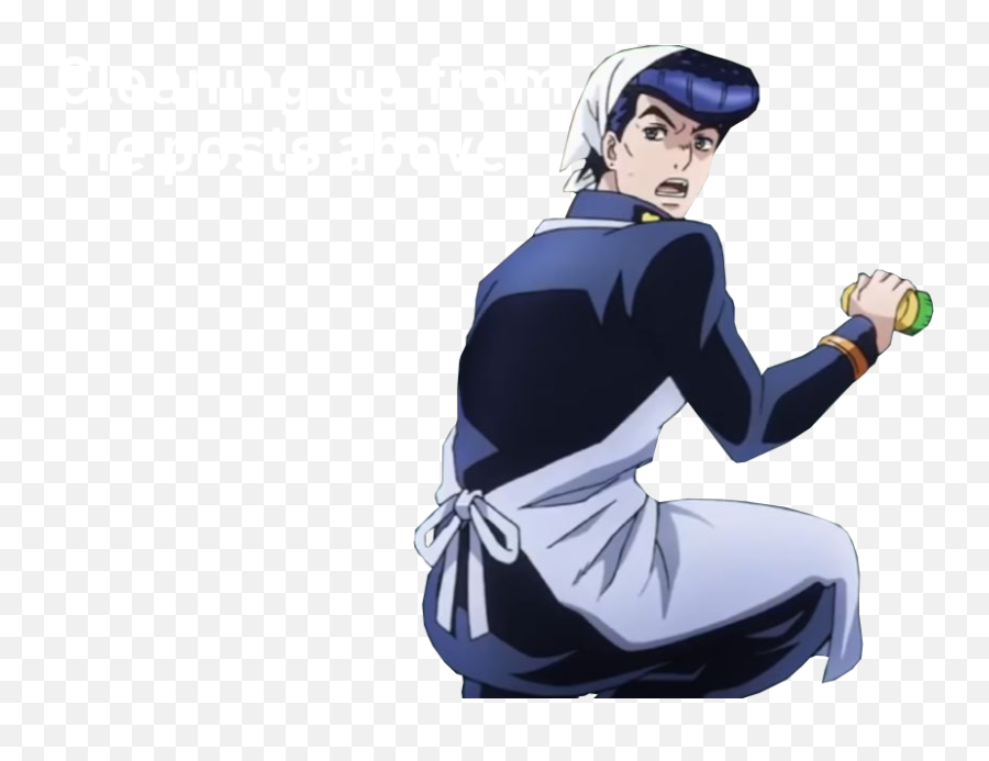 Shitpostcrusaders - Josuke In A Maid Outfit Png,Josuke Png