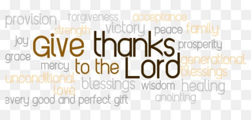 Love And Thanks Transparent Png - Give To God