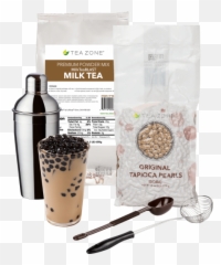 Tea Zone Boba Starter Kit - Bubble Milk Tea Kit Png,Bubble Tea Transparent