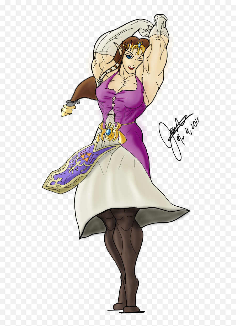 Princess Zelda Png - Muscular Princess Zelda Princess Muscular Princess Zelda,Princess Zelda Transparent