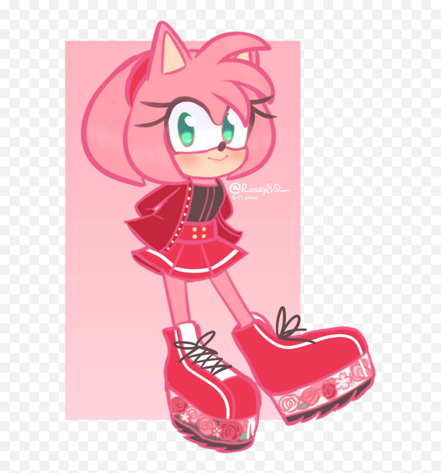 Amy Rose Transparent Platforms - Fictional Character Png,Amy Rose Transparent