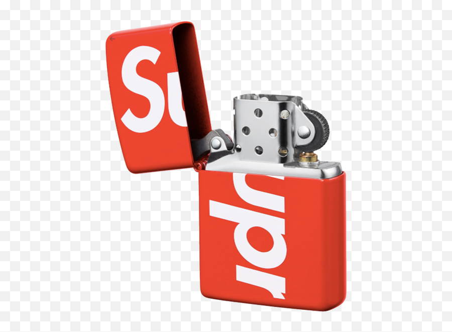 Supreme Logo Zippo Transparent - Supreme Zippo Lighter Png,Supreme Logo Transparent