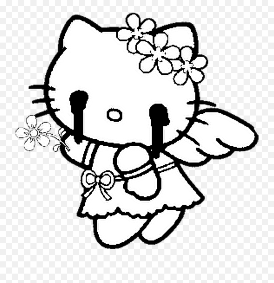 Hello Kitty Hd Wallpaper Download Cute Drawing - Hello Kitty Coloring Pages Png,Hello Kitty Transparent