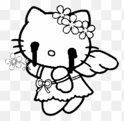 Hello Kitty Hd Wallpaper Download Cute Drawing - Coloring Pages png