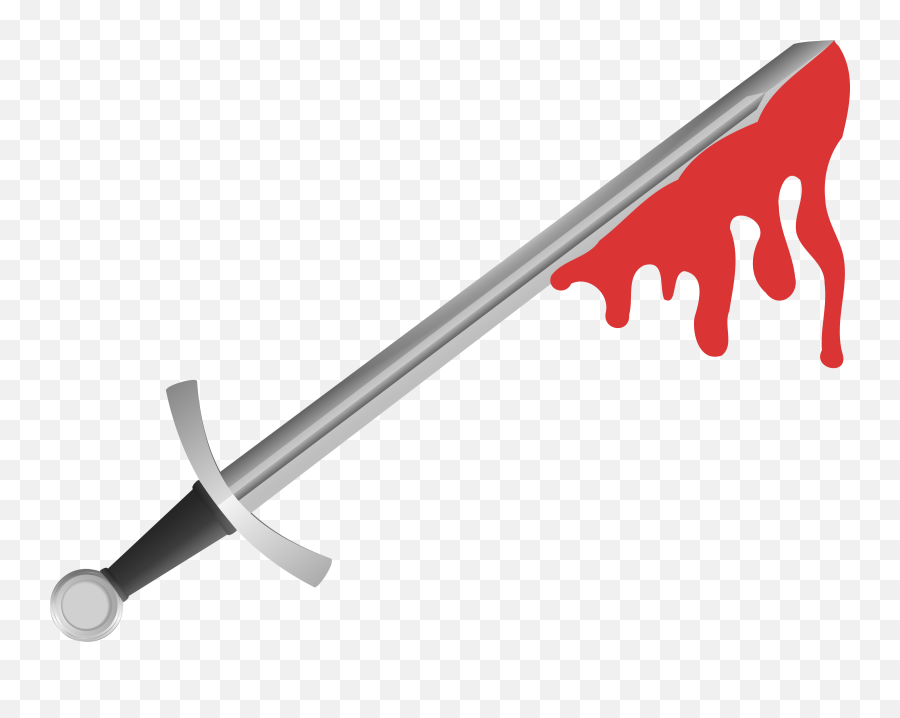 Bloody Sword Vector Image Free Svg - Bloody Sword Clipart Png,Bloody Knife Png