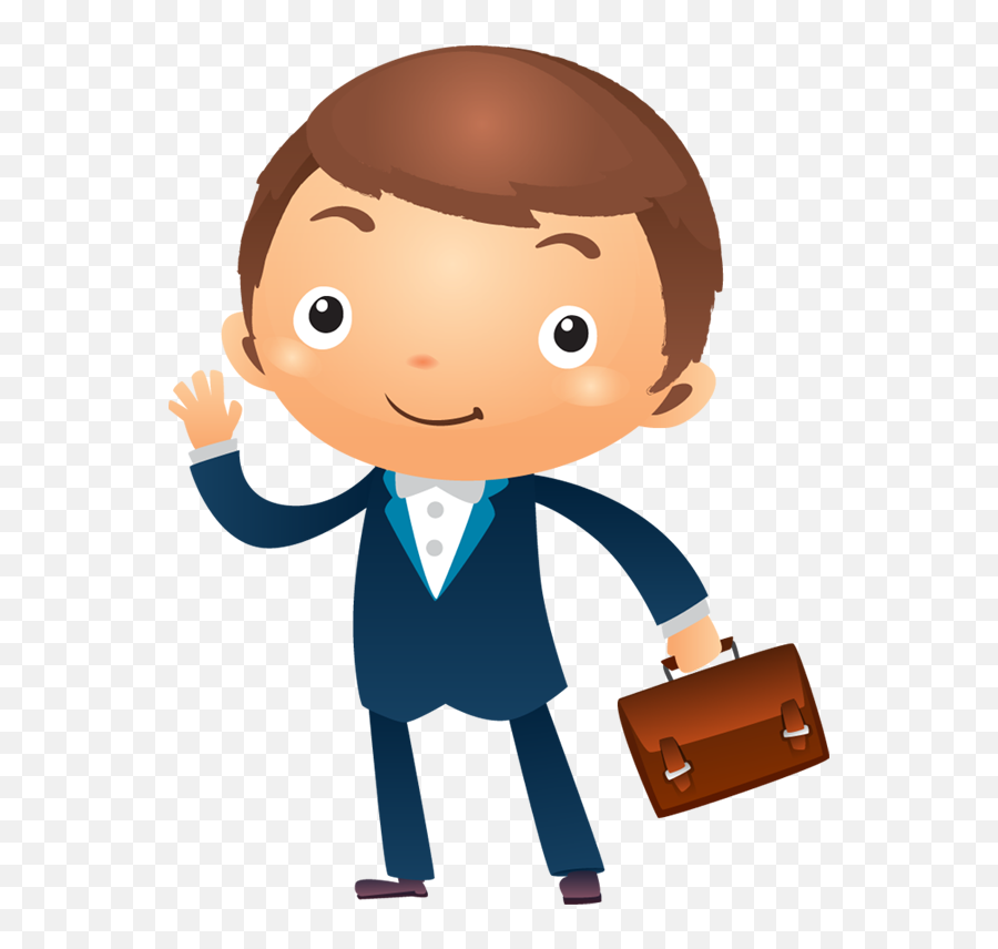 Businessman Clipart Business Appearance - Thinking Person Thinking Cartoon Man Png,Man Thinking Png