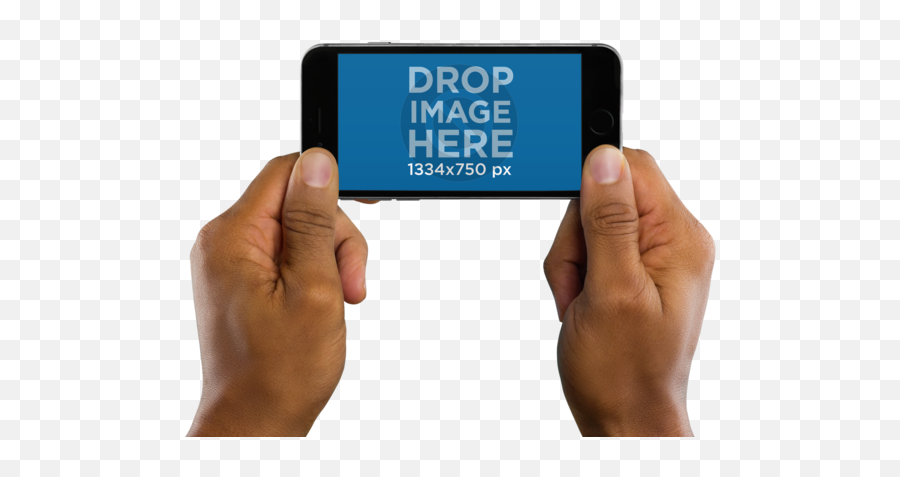 Download Hd Holding Iphone Png - Hands Holding Iphone Portable,Hands Holding Png