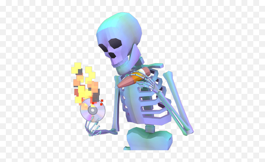 Some Aesthetic Skeleton Gifs - Album On Imgur In 2020 Aesthetic Skeleton Gif Png,Vaporwave Gif Transparent