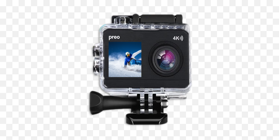 Samsung Çift Ekranl Fotoraf Makinesi - Preo Aksiyon Kameras 4k Png,What Does Camera Icon On Samsung Wb25of