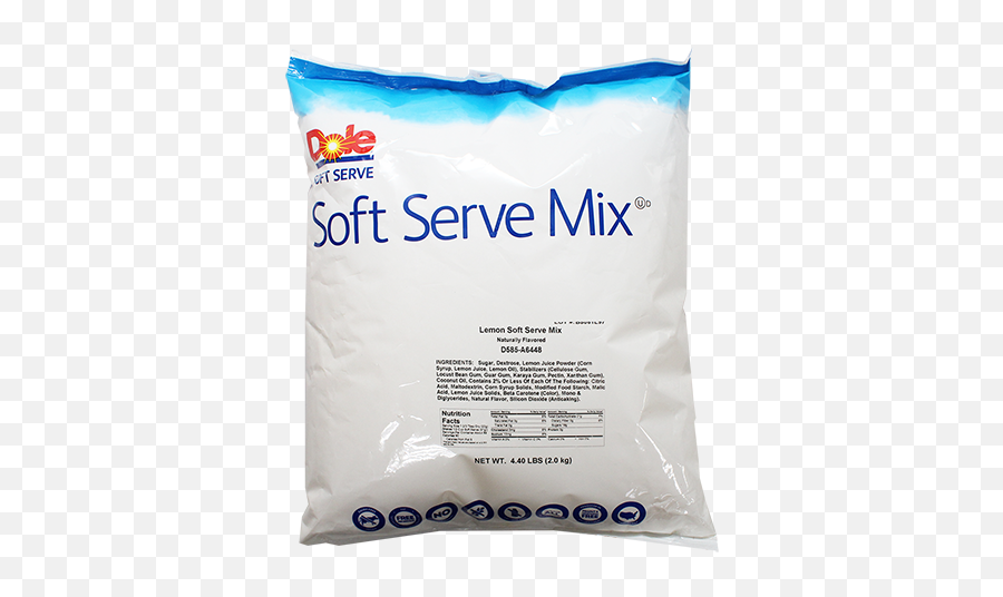 Dole Soft Serve Mix - Lemon 44 Lbs Sodium Bicarbonate Png,Soft Serve Icon