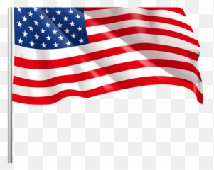 Download Hd Drawn American Flag Png - Usa Clipart Transparent Background