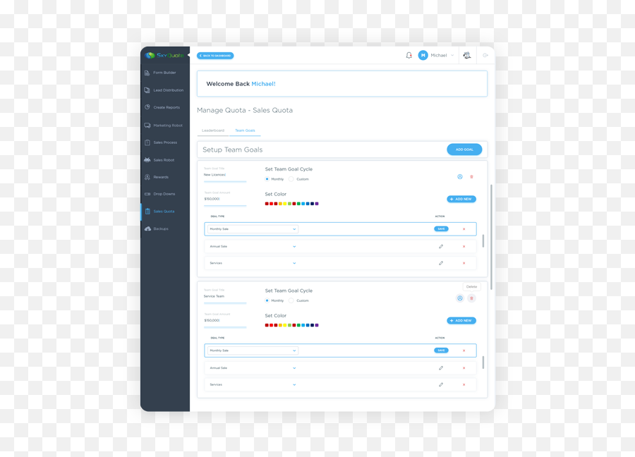 Skyquota Crm Essentials For Small Business - Vertical Png,Quota Icon