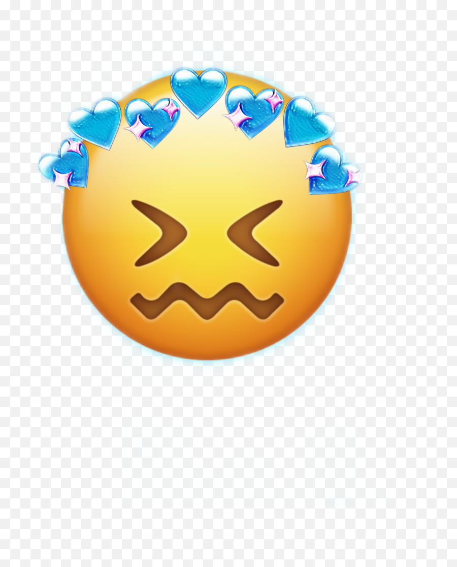 Emojiiphone Emoji Iphone Wow Heart Crownheart Crown Cor - Emoji Love Sticker Whatsapp Png,Wow Emoji Transparent