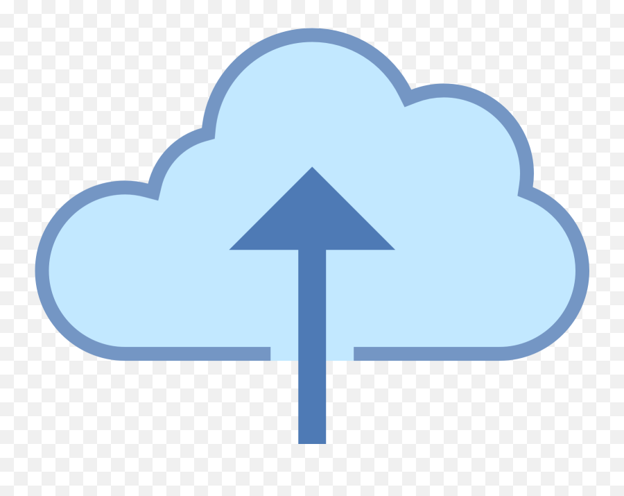Upload To The Cloud Icon - Icon Png,Cloud Icon Free