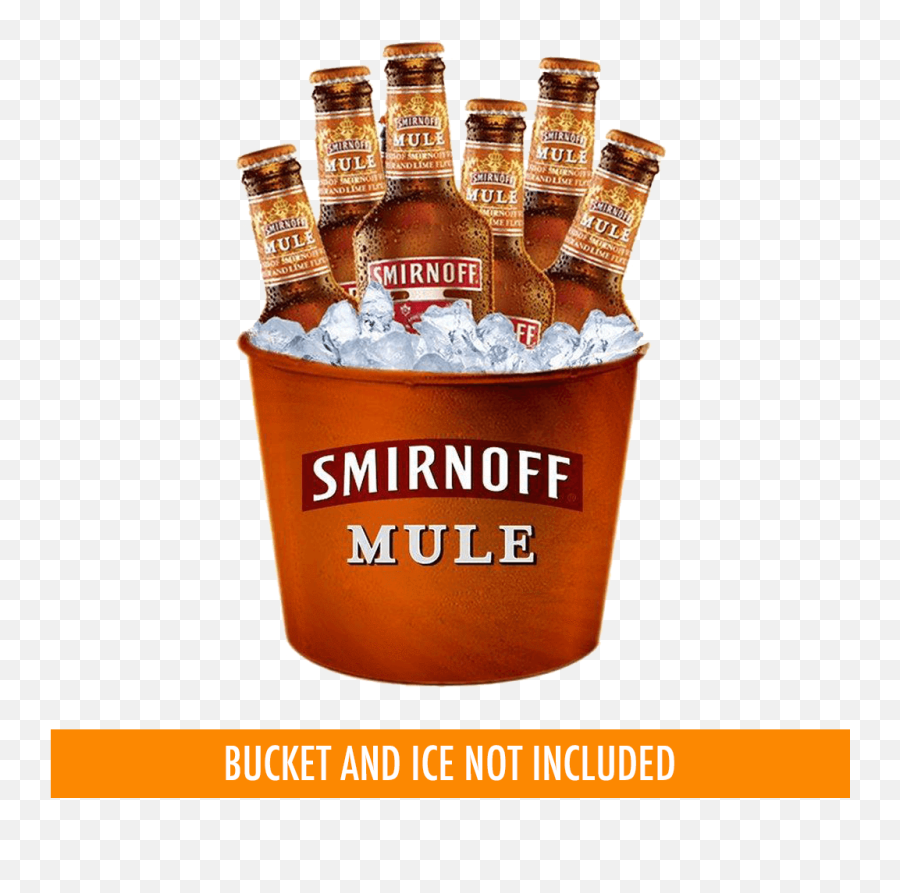 Smirnoff Mule 330ml Bucket 51 - Smirnoff Mule Beer Bucket Png,Smirnoff Logo Png