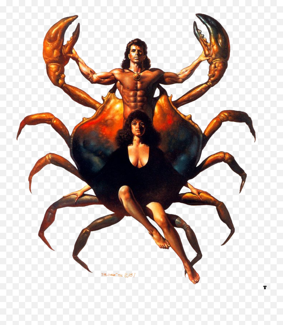Lobster - Manpng U2013 Alter Eco Boris Vallejo Zodiac Cancer,Man Png