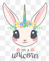 100 Unicorn Vector - Pixabay Bunny png