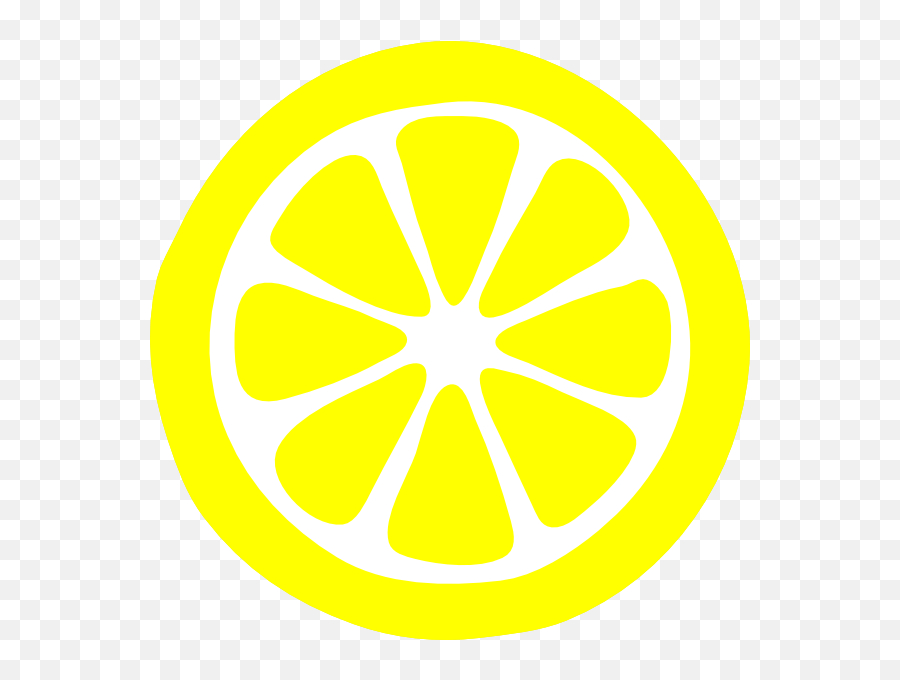Lemon Slice Clip Art - Yellow Lime Clip Art Png,Lemon Slice Icon