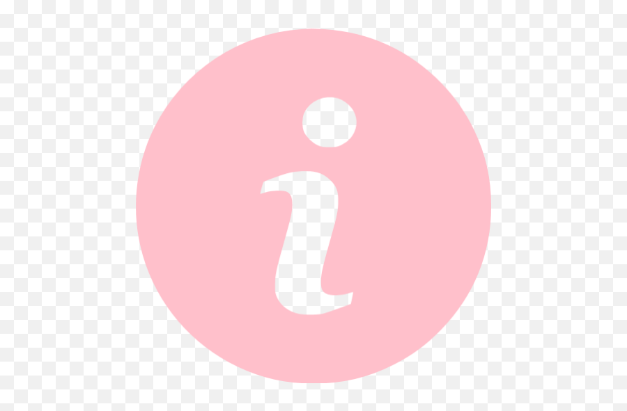 Pink Info 5 Icon - Free Pink Info Icons Dot Png,Ini Icon