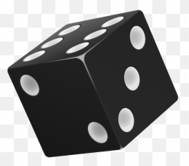 Download Dice Png Image Vector Freeuse - Transparent Black