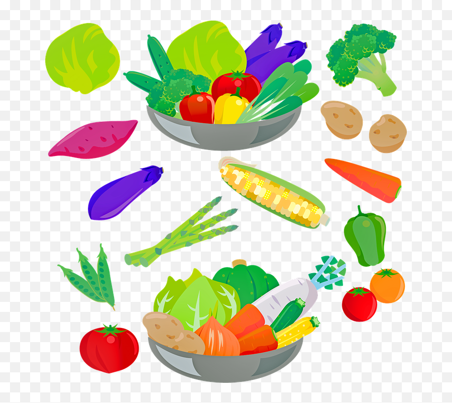 Salad Clipart Png - Vegetables Salad Broccoli Corn Vegetable,Corn Clipart Png