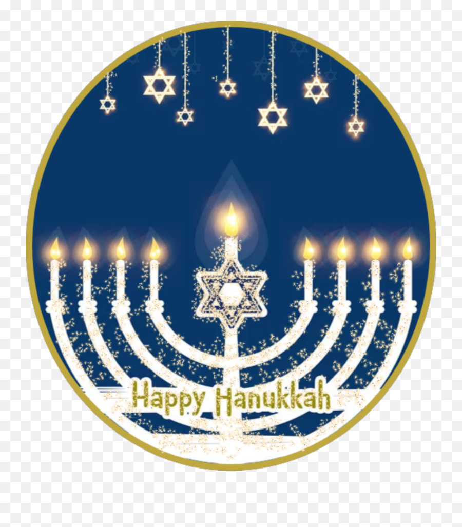 Happy Hanukkah Sticker Challenge - Happy Hanukkah Png,Gold Menorah Icon