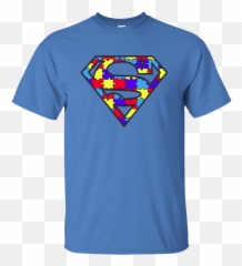 Autism Awareness Superman Logo Light Blue Shirt Hoodie Tank - Dark Souls T Shit Png,Superman Logo Pictures