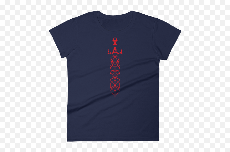 Red Dice Sword Womenu0027s Shirt U2013 Dungeon Armory - Active Shirt Png,Red Dice Png