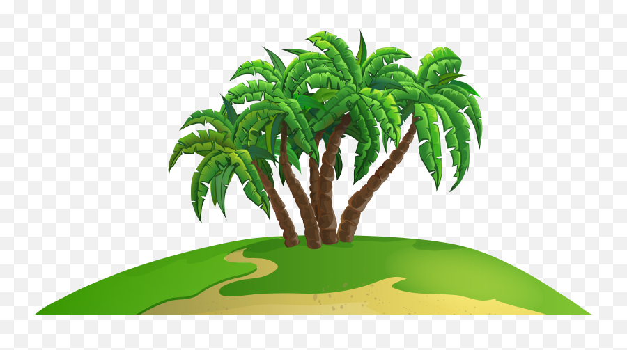 Palm Tree Emoji Png - Island Clip Art Png,Palm Png