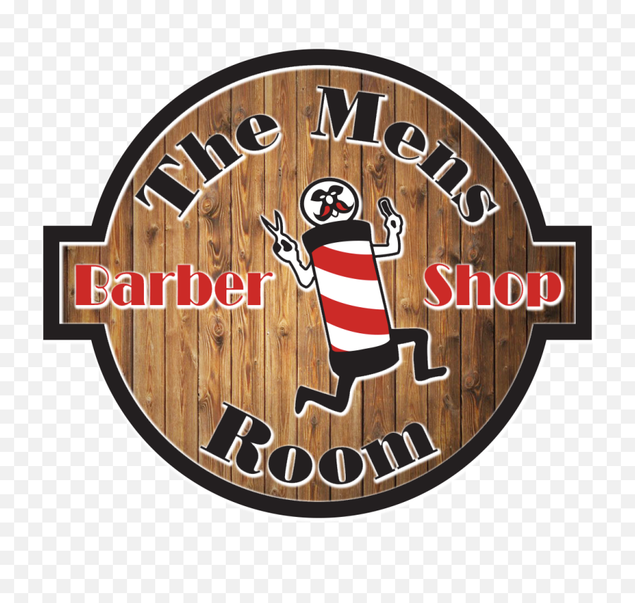Download Hd The Menu0027s Room Barber Shop - Barber Shop Logo In Room Barber Shop Png,Barber Shop Logo