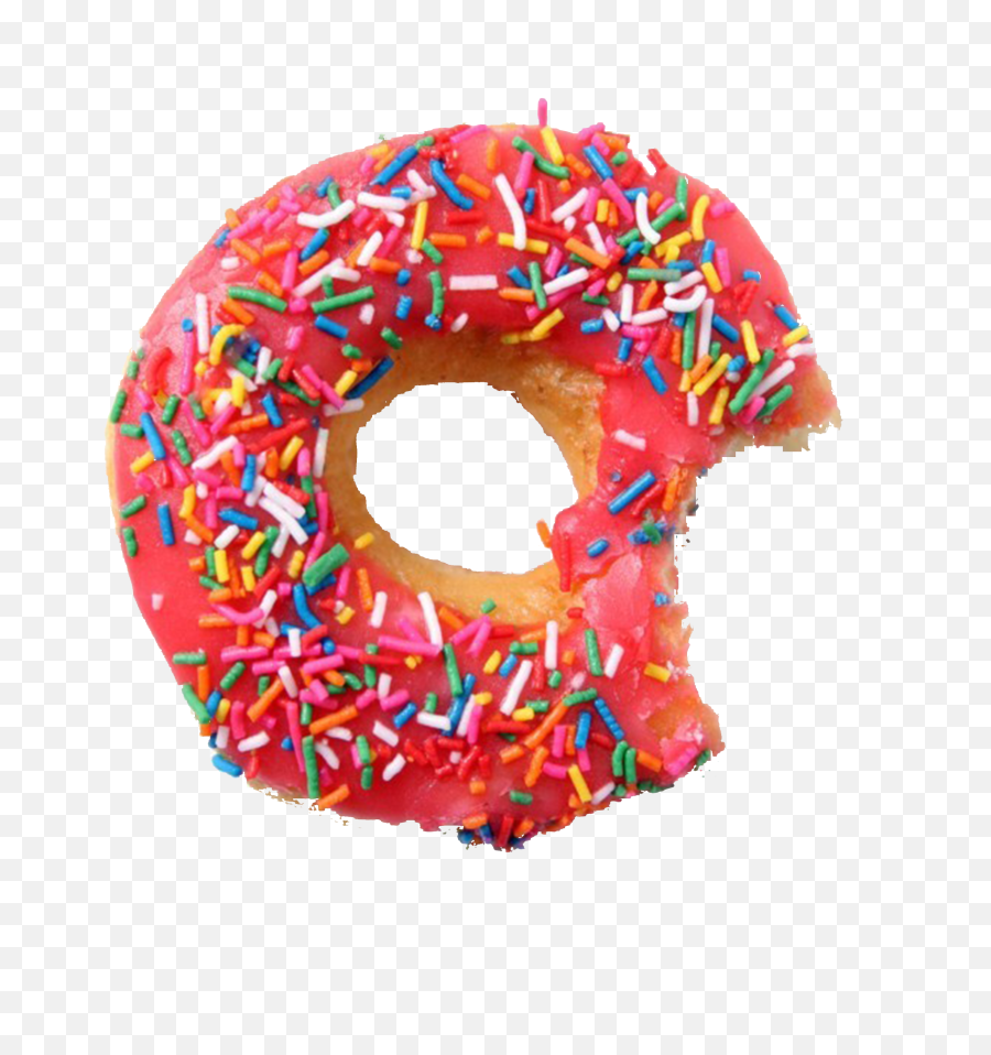 Doughnut Transparent Rainbow Sprinkle - Donuts With Transparent Background Png,Donuts Transparent