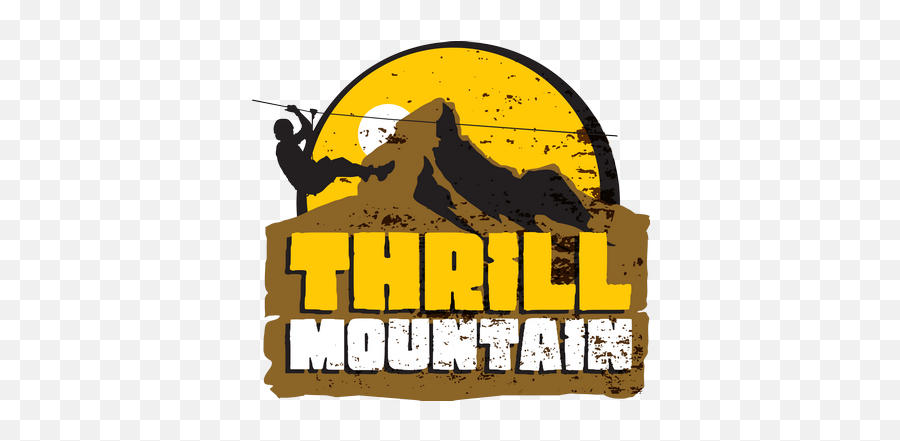 Thrill Mountain Logo - Illustration Png,Mountain Logo