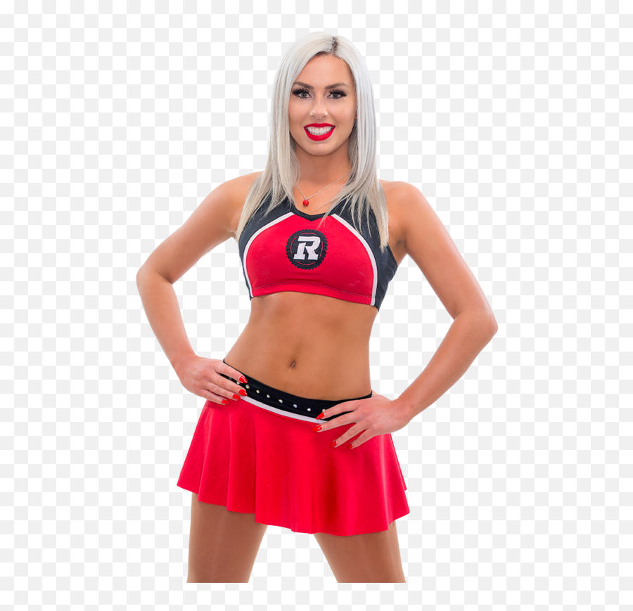 Ottawa Redblacks Cheerleaders 2018 Png - Red Black Cheer Team 2019,Cheerleaders Png