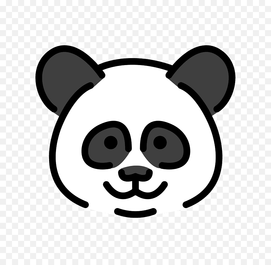 Panda Face - Emoji Meanings U2013 Typographyguru Panda Emoji Png,Panda Emoji Png
