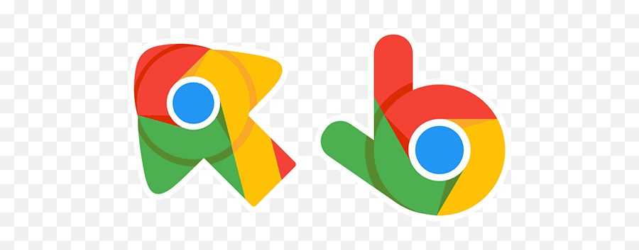 Google Chrome Cursor - Graphic Design Png,Google Chrome Logo
