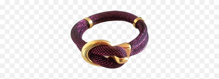Purple Glitter Rope Bracelet - Bracelet Png,Purple Glitter Png