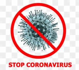 Stop Coronavirus Sign Png File Mart - Transparent Background Vírus Png