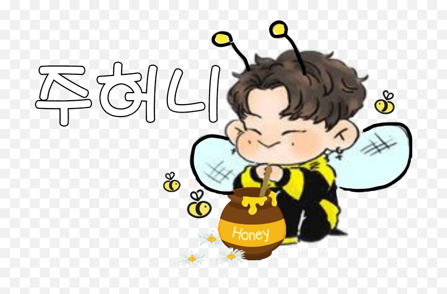Monstax Jooheon Joohoney Cute Bee Kpop Png 90rainy - Cartoon,Cute Bee Png