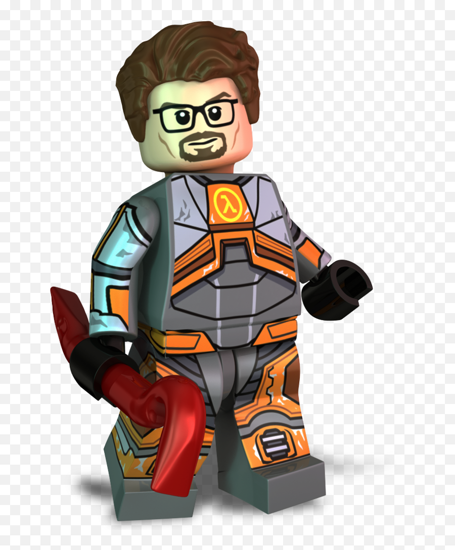 The Silent Scientist - Gordon Freeman Lego Minifigure Png,Lego Characters Png