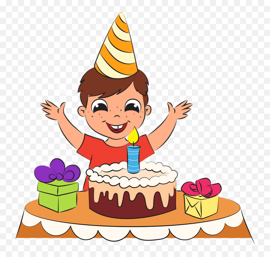 Boyu0027s Birthday Clipart Free Download Transparent Png - Boy Having Birthday Clipart,Birthday Clipart Png