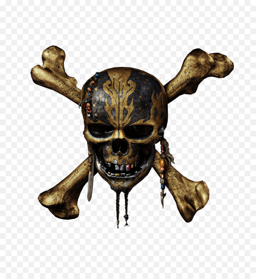 Skull Free Png Transparent Image - Pirates Of The Caribbean Dead Men Tell No Tales Logo,Skeleton Png Transparent