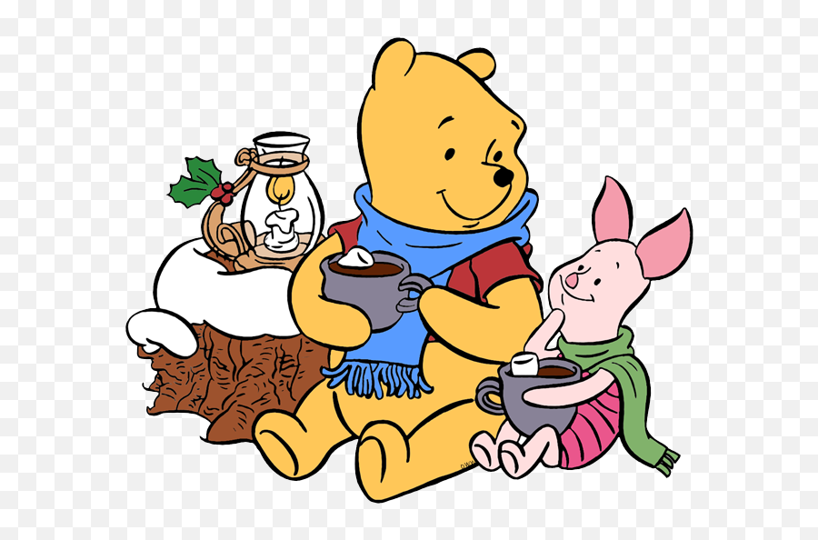Winnie The Pooh Christmas Clip - Winnie The Pooh And Piglet Png,Winnie The Pooh Png