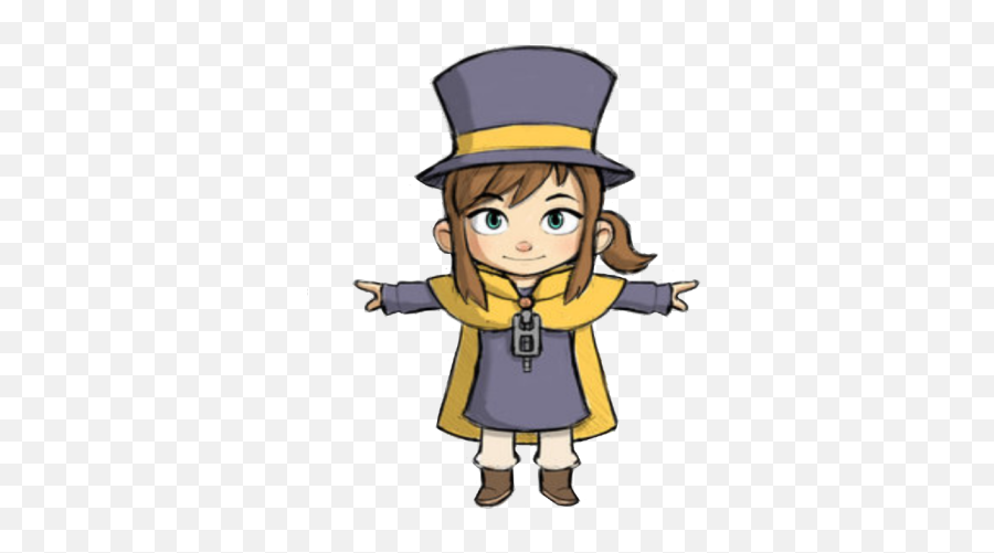 T Pose Hat Kid - Transparent A Hat In Time Hat Kid Png,Hat Kid Png